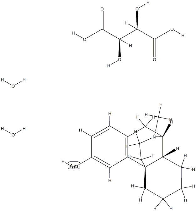 Levorphanol tartrate Struktur