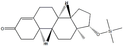 17β-[(Trimethylsilyl)oxy]estr-4-en-3-one 结构式