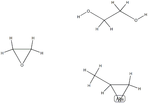 1,2-乙二醇与甲基环氧乙烷和环氧乙烷的聚合物 结构式