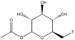 D-Glucopyranose, 6-deoxy-6-fluoro-, 1-acetate (9CI)|
