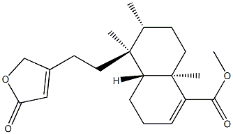 Clerodermic acid methyl ester Struktur