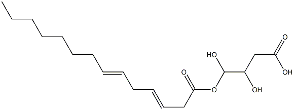 (C14-18、C16-18-不饱和酸)甘油酯 结构式