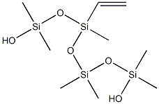 羟基封端的二甲基甲基乙烯基(硅氧烷与聚硅氧烷) 结构式