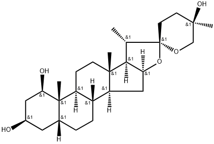 地黄苦苷元, 6808-26-0, 结构式