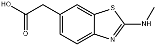 6-Benzothiazoleaceticacid,2-(methylamino)-(9CI) 结构式