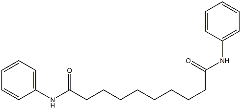N,N''-二苯基癸二酰胺 结构式