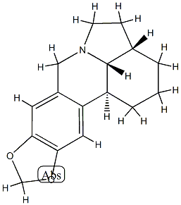 (12α,16α)-9,10-[Methylenebis(oxy)]galanthan Structure