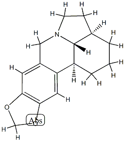 (12β)-9,10-[Methylenebis(oxy)]galanthan Structure