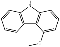 4-メトキシ-9H-カルバゾール 化学構造式