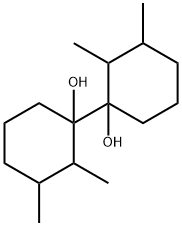 2,2',3,3'-Tetramethyl-1,1'-bicyclohexane-1,1'-diol 结构式