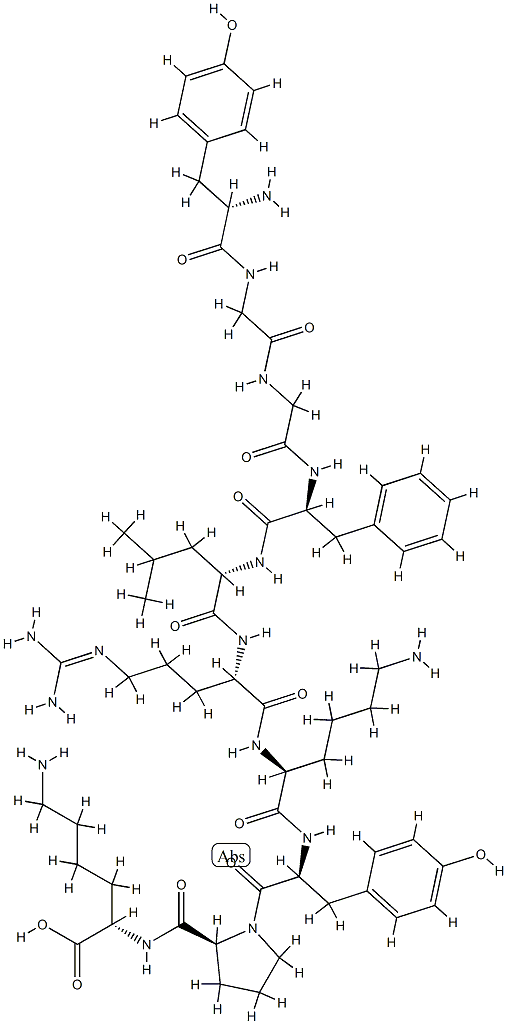 alpha-neoendorphin 结构式