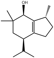 (3R)-2,3,4,5,6,7-Hexahydro-3β,5,5-trimethyl-7α-isopropyl-1H-inden-4α-ol Struktur