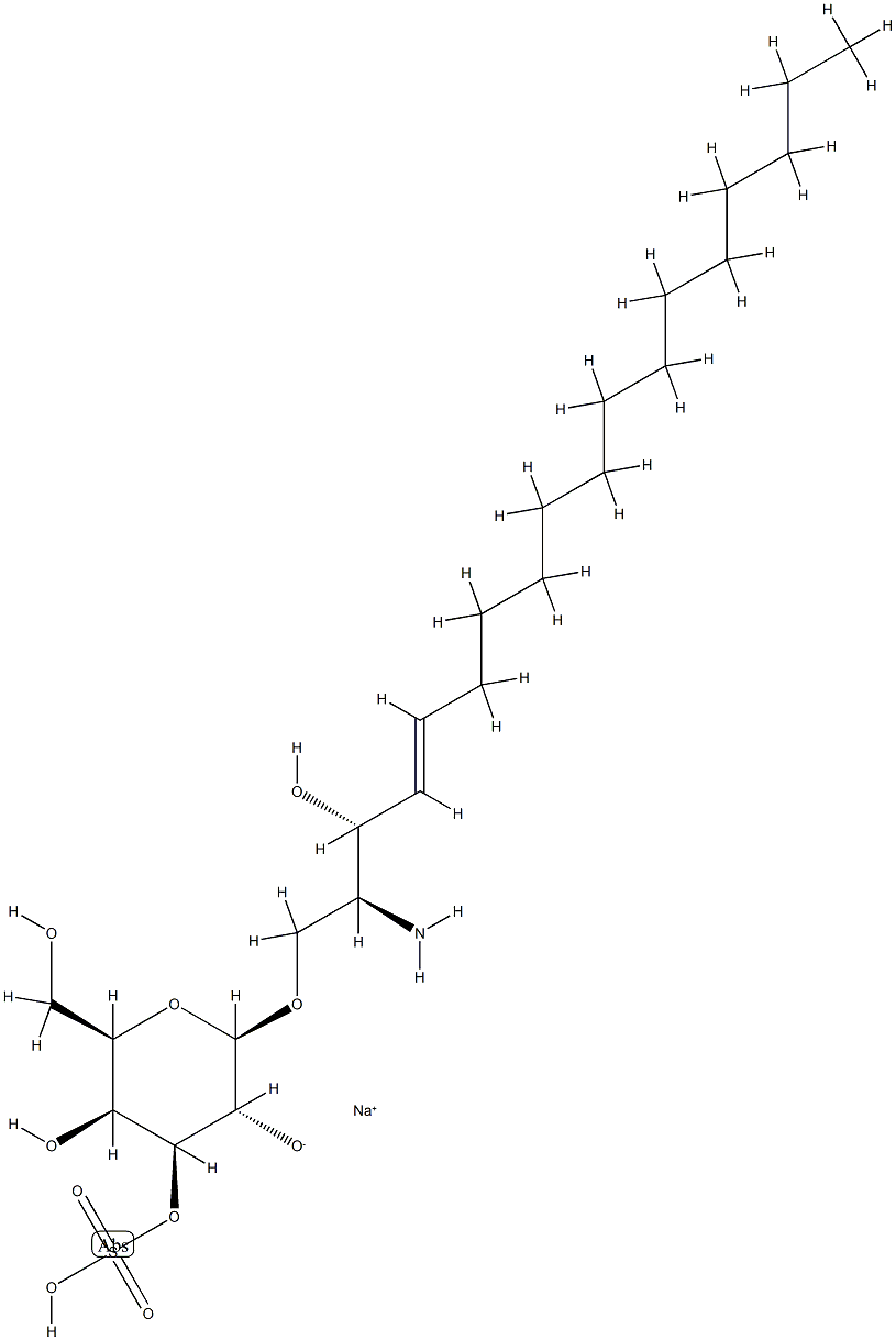 psychosine-3'-sulfate ester Structure