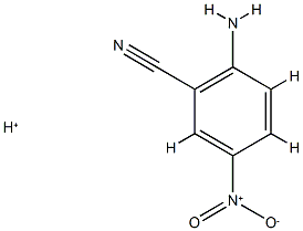 Benzonitrile,  2-amino-5-nitro-,  conjugate  monoacid  (9CI) Struktur