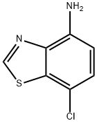 4-Benzothiazolamine,7-chloro-(9CI) Struktur