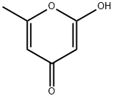2-HYDROXY-6-METHYL-4H-PYRAN-4-ONE, 70254-61-4, 结构式