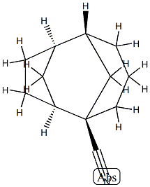 Tricyclo[4.3.1.12,5]undecane-1-carbonitrile, (1-alpha-,2-alpha-,5-alpha-,6-ba-)- (9CI) 结构式