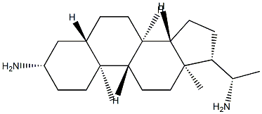 (20S)-5α-Pregnane-3β,20-diamine Structure