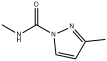 1H-Pyrazole-1-carboxamide,N,3-dimethyl-(9CI) Structure
