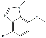1H-Benzimidazol-4-ol,7-methoxy-1-methyl-(9CI) Structure
