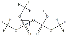 Diphosphoric acid α-hydrogen α,β,β-trimethyl ester Structure