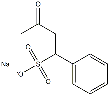 α-(2-Oxopropyl)benzenemethanesulfonic acid sodium salt Structure