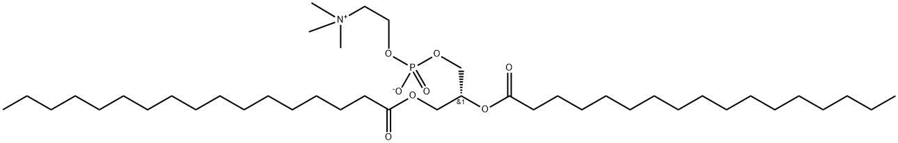 L-A-PHOSPHATIDYLCHOLINE DIHEPTADECANOYL SYNTHETIC Structure