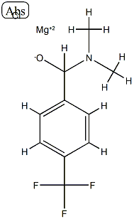 Chloromagnesium[α-(dimethylamino)-4-(trifluoromethyl)benzenemethanolate] Structure