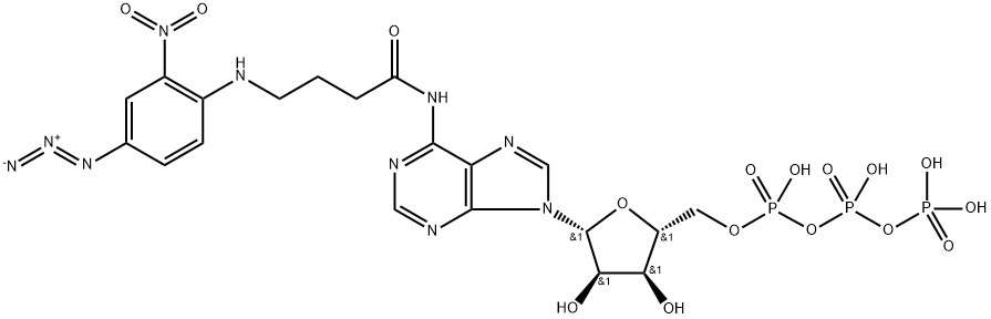 N-4-azido-2-nitrophenyl-gamma-aminobutyryl-ATP Struktur