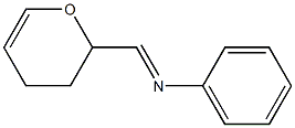 N-[(3,4-二氢-2H-吡喃-2-基)亚甲基]苯胺二聚体, 71096-80-5, 结构式