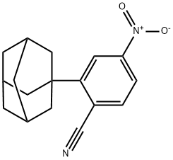 4-Nitro-2-(tricyclo[3.3.1.13,7]decan-1-yl)benzonitrile 结构式