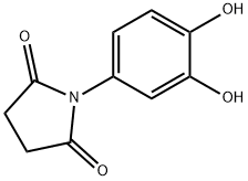 2,5-Pyrrolidinedione,1-(3,4-dihydroxyphenyl)-(9CI) Struktur