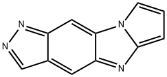 Pyrrolo[1,2:1,2]imidazo[4,5-f]indazole (9CI) Struktur
