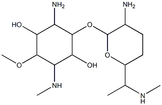6'-N-methylfortimicin B Struktur