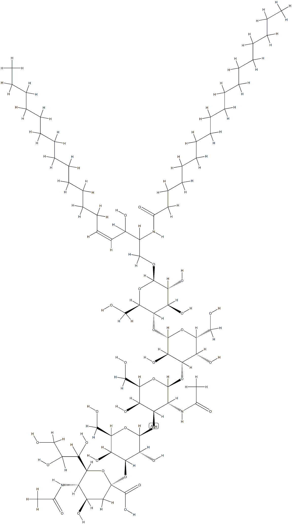 sialosylparagloboside Struktur