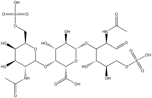 chondroitin sulfate trisaccharide Structure