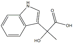 1H-Indole-3-aceticacid,-alpha--hydroxy--alpha--methyl-(9CI) Structure
