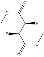 Butanedioic acid, 2,3-difluoro-, dimethyl ester, (2R,3R)-rel- (9CI) Struktur