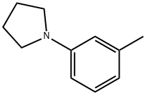 Pyrrolidine, 1-(3-Methylphenyl)-, 71982-22-4, 结构式