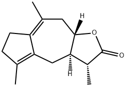 (3R)-3aα,4,6,7,9,9aβ-Hexahydro-3α,5,8-trimethylazuleno[6,5-b]furan-2(3H)-one Structure