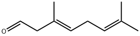 dimethyloctadienal,(E)-3,7-dimethyl-3,6-octadienal 结构式