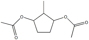 1,3-Cyclopentanediol,2-methyl-,diacetate,(1-alpha-,2-bta-,3-alpha-)-(9CI) Struktur