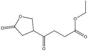 Tetrahydro-γ,5-dioxo-3-furanbutanoic acid ethyl ester Structure