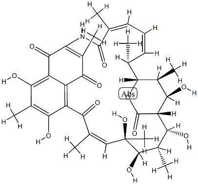 31-Oxo 14,21-dihydroxy-7-O,31-cycloprotostreptovaricin I Struktur
