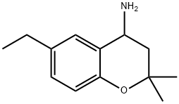 2H-1-Benzopyran-4-amine,6-ethyl-3,4-dihydro-2,2-dimethyl-(9CI) 结构式