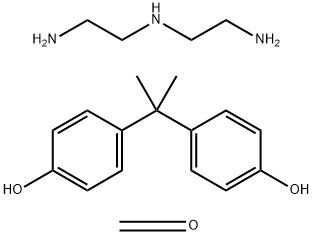 Formaldehyde, reaction products with bisphenol A and diethylenetriamine Structure