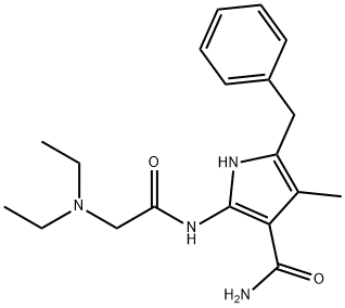 benzylcarbamyllidocaine Structure