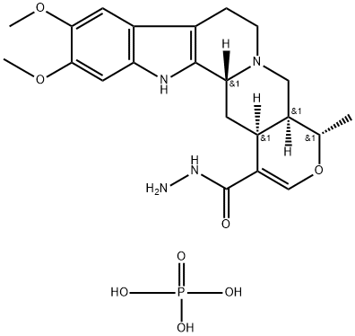 10,11-Dimethoxy-3-isotetrahydroalstonique acide hydrazide diphosphate  [French] Struktur
