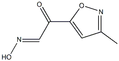 5-Isoxazoleacetaldehyde,3-methyl--alpha--oxo-,aldoxime(9CI) 结构式
