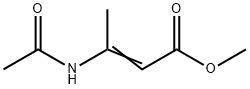 Methyl 3-(acetylamino)-2-butenoate Structure
